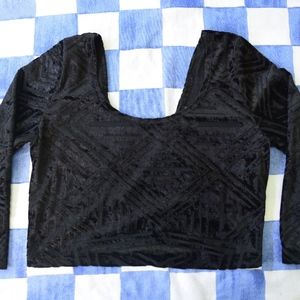 Top Shop Cropped Top (long-sleeve)